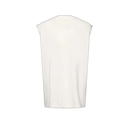 Raw-Edge Sleeveless Tank Top