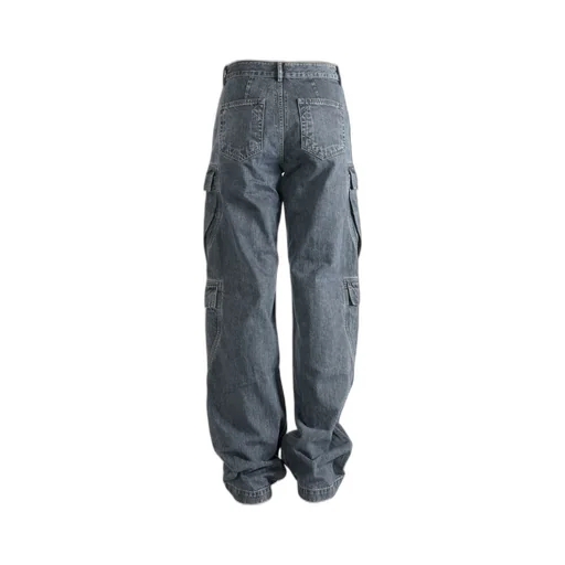 Denim Cargo Pants