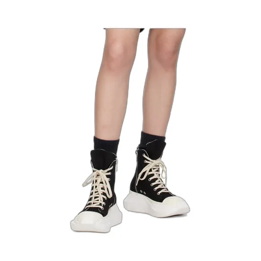 Abstract High-Top Sneakers