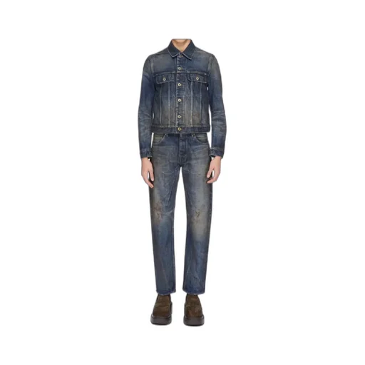 Long-Sleeved Denim Jacket