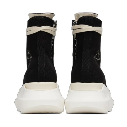 Abstract High-Top Sneakers