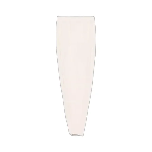 Drawstring Pull-On Pillar Maxi Skirt