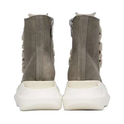 Round Toe High Top Casual Shoes