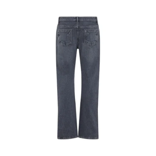 Washed-Finish Jeans