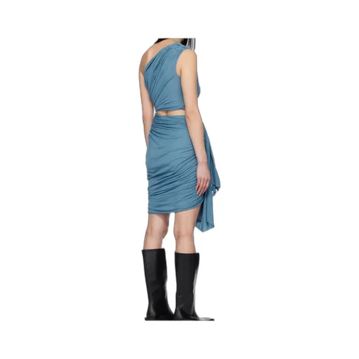 Asymmetrical Pleated Dress