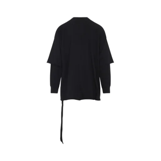 Double-Layered Long-Sleeve Sweater
