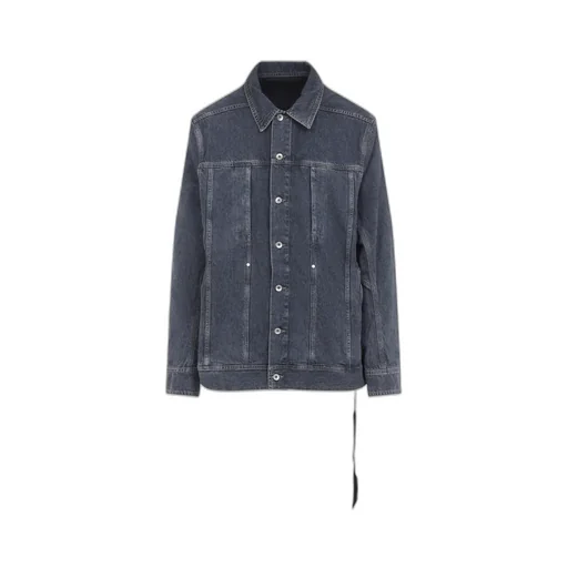 Button-Fastening Denim Jacket