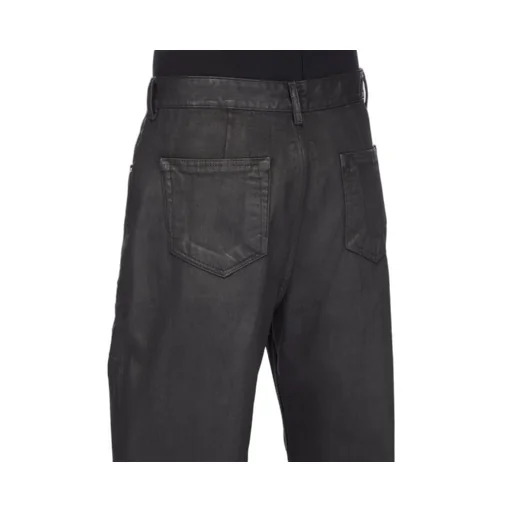 Buttoned Wide Leg Jeans
