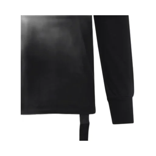 Drape-Detail Long Sleeve T-Shirt