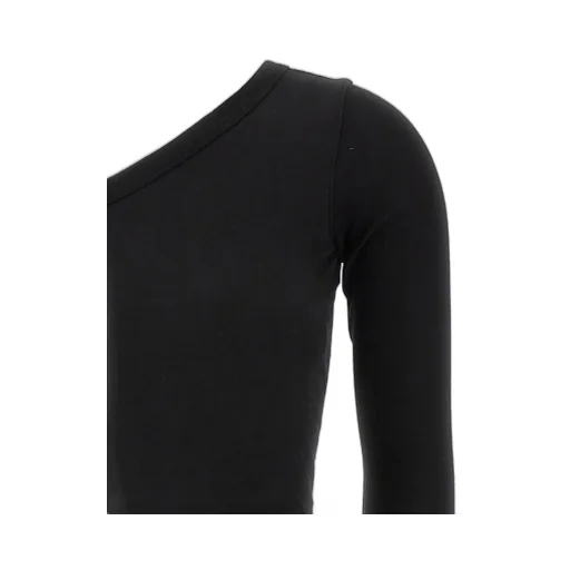 Ziggy Asymmetric-Neckline Long-Sleeve T-Shirt