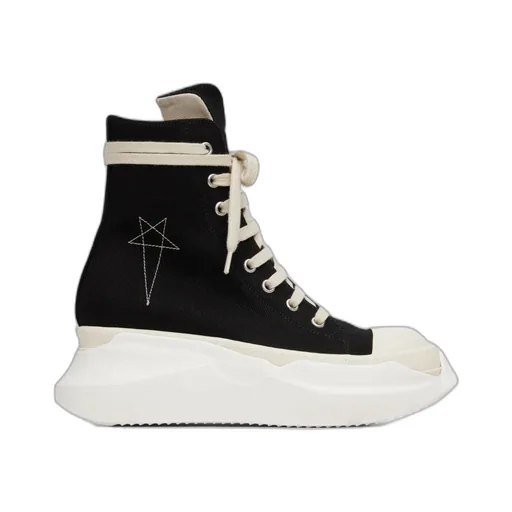 Abstract High-Top Sneakers