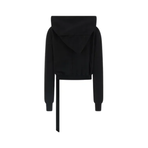 Mountiain High-Neck Zip-Front Hoodie