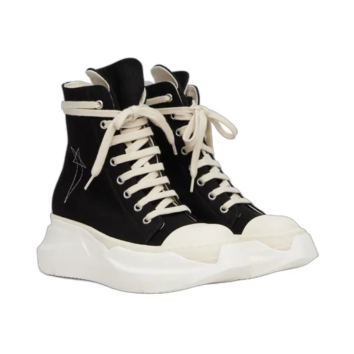 Abstract High-Top Sneakers