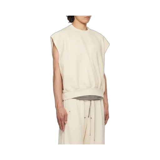 Crew Neck Cap Sleeve Sweatshirt