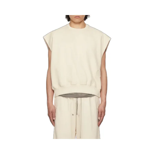Crew Neck Cap Sleeve Sweatshirt