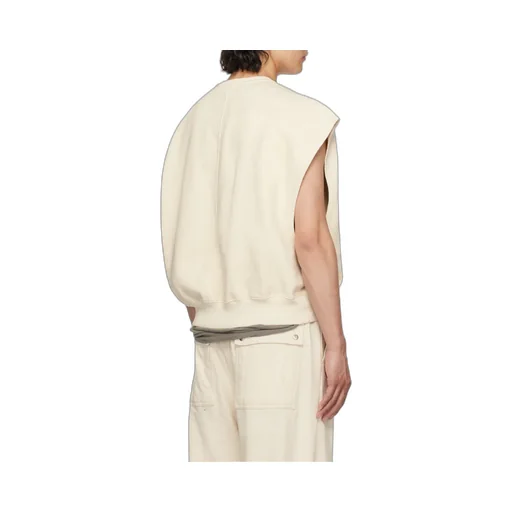 Crew Neck Cap Sleeve Sweatshirt