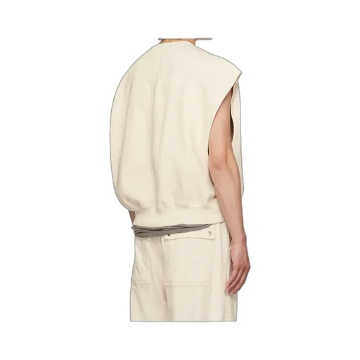 Crew Neck Cap Sleeve Sweatshirt