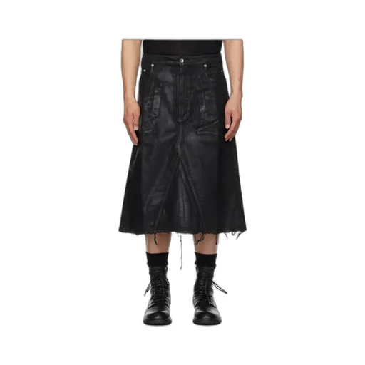Hollywood Godet Denim Skirt