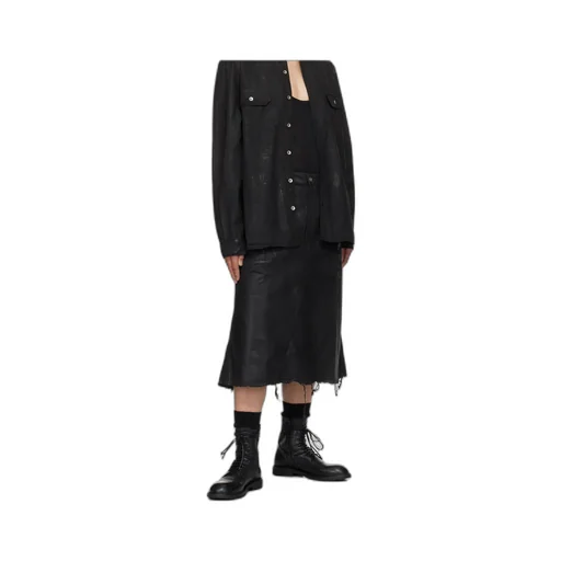 Hollywood Godet Denim Skirt