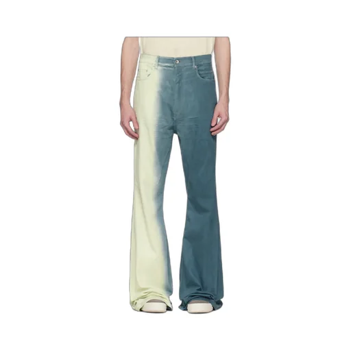 Ombre Mid-Rise Flared Jeans
