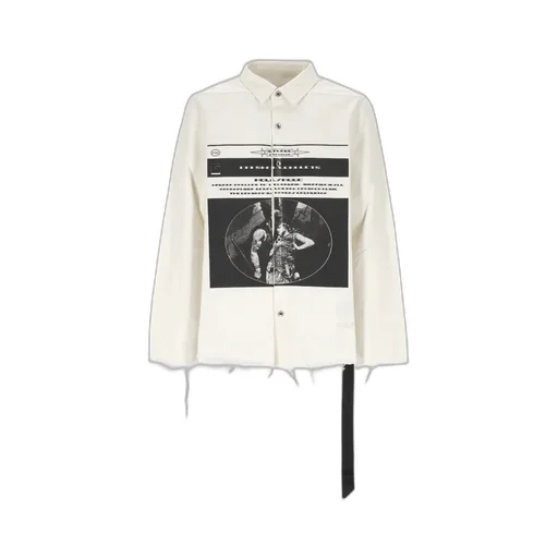 Graphic Printed Shirt Jacket