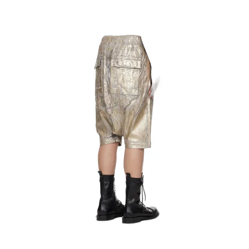 Drawstring Dropped Crotch Shorts