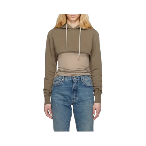 Drawstring Cropped Hoodie