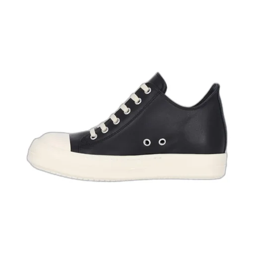 Round-Toe Lace-Up Sneakers