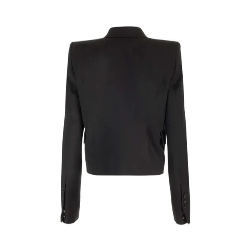 Double-Breasted Cropped Jacket