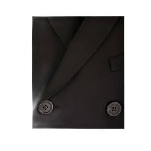 Double-Breasted Cropped Jacket