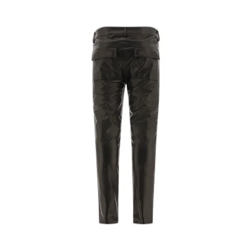 Tyrone Straight-Leg Leather Trousers