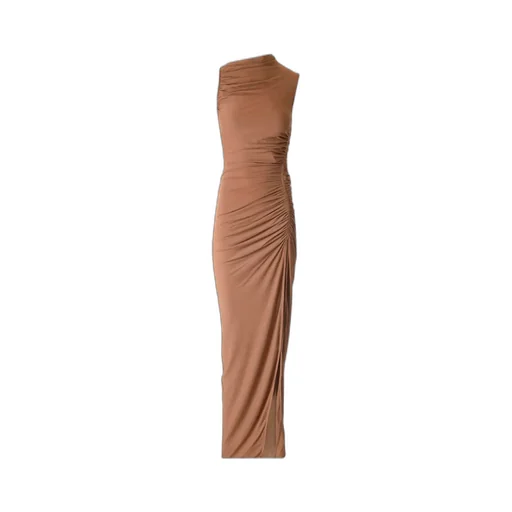 Draped Long Dress