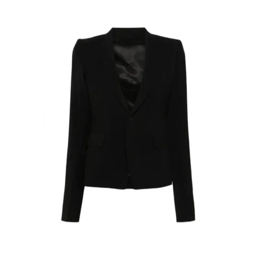 Wool Single-Breasted Blazer