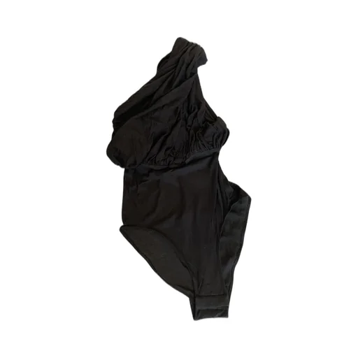 One-Shoulder Draped Bodysuit