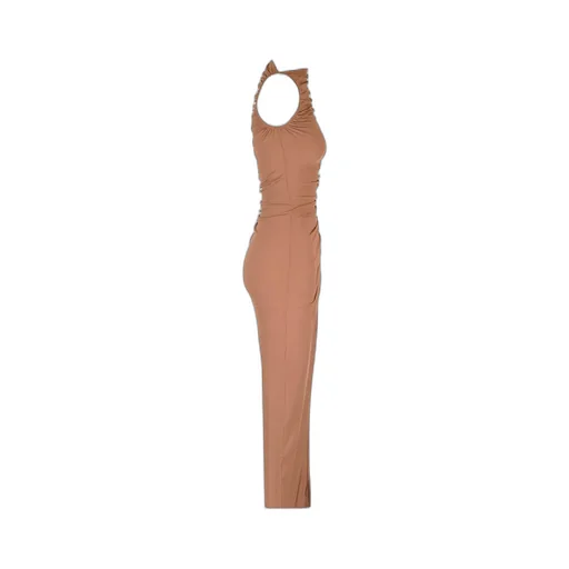 Draped Long Dress