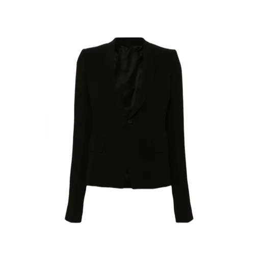 Single-Breasted Virgin Wool Blazer