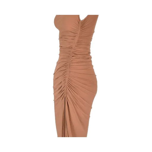 Draped Long Dress