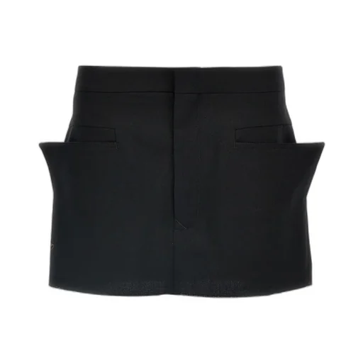 Cut Off Mini Skirt