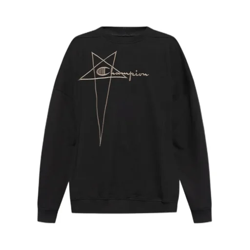 X Champion Logo Embroidered Crewneck Sweatshirt
