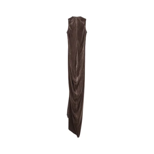 Draped Velvet Dress