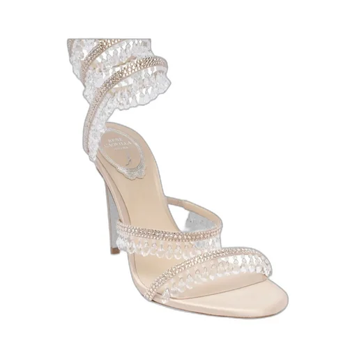 Round Toe High Heel Sandals