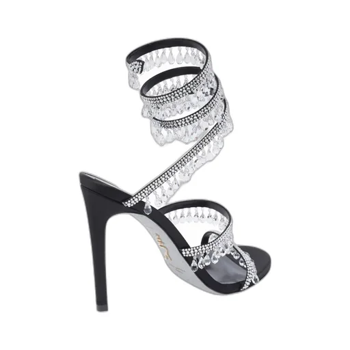 105Mm Crystal-Embellished Sandals