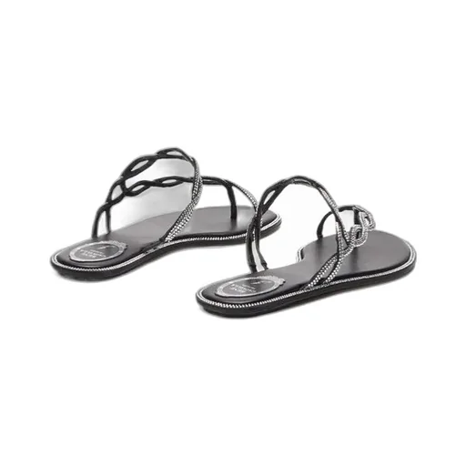 Embellished Slip-On Sandals