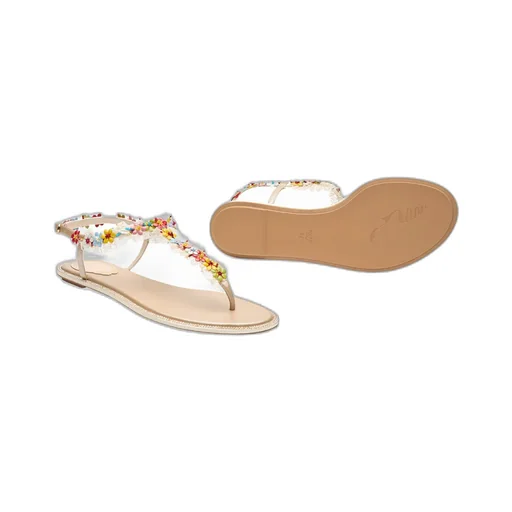Round Toe Flat Sandals