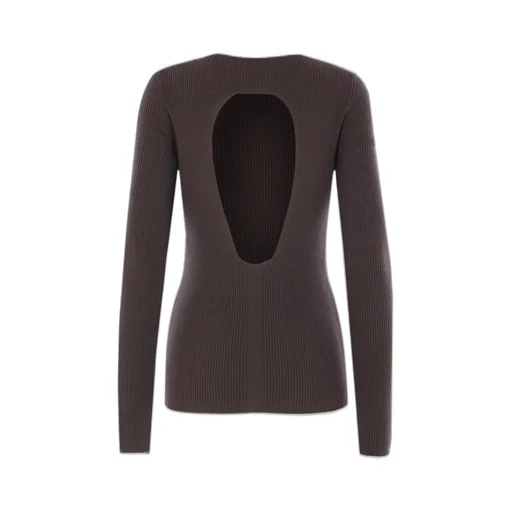 Ribbed Open-Back Top