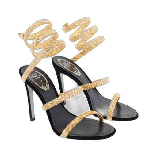 Around Ankle Strap Heeled Sandals