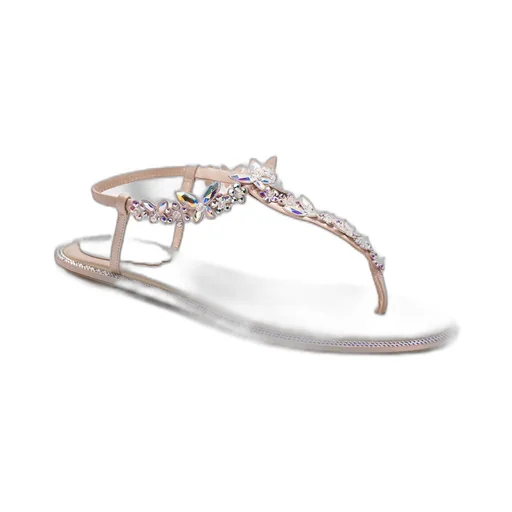 Crystal-Embellished Sandals