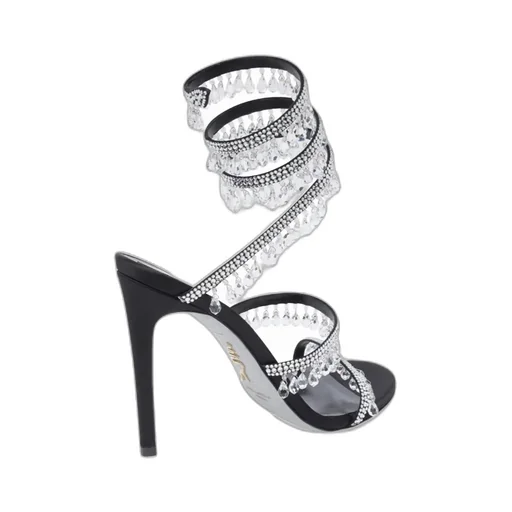 Round Toe High Heel Sandals