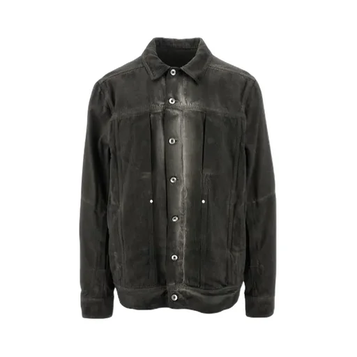 Lido Worker Buttoned Denim Jacket