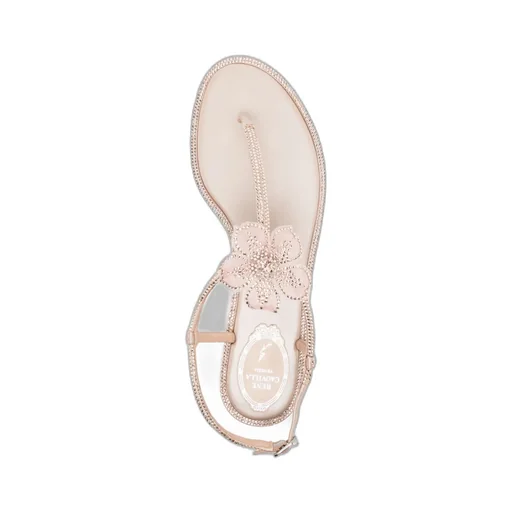 Peach Flower Sandals
